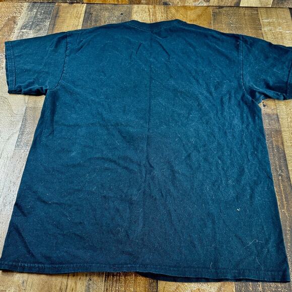 SUN STUDIO Legendary Record Label Music Vinyl Memphis Black T-Shirt LARGE Ex - Picture 8 of 8